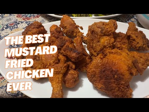 The Best Mustard Fried Chicken Ever🍗