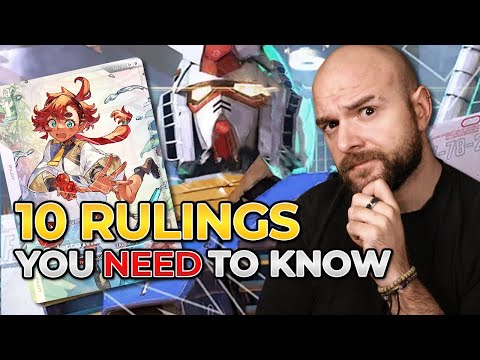 10 Rulings You NEED To Know For Gundam Card Game!