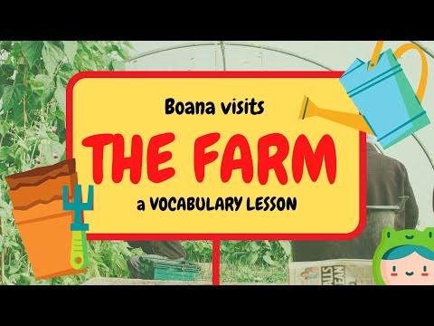 FARM Vocabulary and Nouns English Lesson 🐖 | Fun English Learning for Kids, ESL, ELL📚