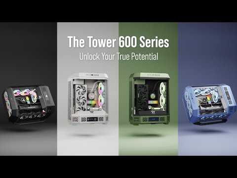 Thermaltake The Tower 600 Series Chassis Product Animation