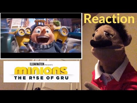 Minions The Rise of Gru Get Ready Big Game Spot Reaction (Puppet Reaction)