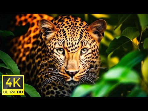 4K African Animals: Masai Mara National Park - Amazing African Wildlife Footage with Real Sounds