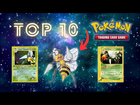 The 10 Most EXPENSIVE Beedrill Pokemon Cards 🐝 #top10 #pokemon #beedrill