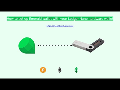 How to set up Emerald Wallet with your Ledger Nano hardware wallet