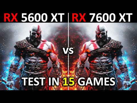 RX 5600 XT 6GB vs RX 7600 XT 16GB | Test in 15 Games at 1080p | Worth Upgrading? 🤔 | 2024