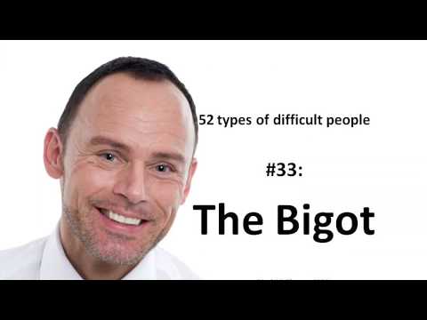 Difficult People, How to Deal with. 6 mins from a presentation