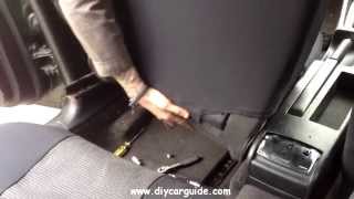 Audi A4 FrontSeat Removal