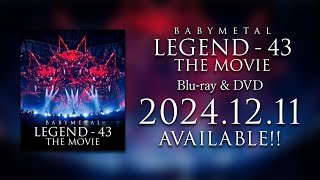 BABYMETAL LEGEND - 43 THE MOVIE Blu-ray, DVD Trailer