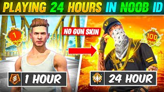 PLAYING 24 HOURS NONSTOP FOR GRANDMASTER IN CS RANK 😱| WITH RANDOM PLAYER | NO GUN SKIN -FREE FIRE 🔥