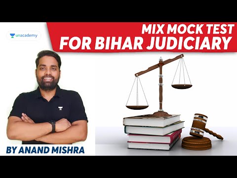 Mix Mock Test for Bihar Judiciary preparation 2023 | Anand Mishra | Let's crack Judiciary exams