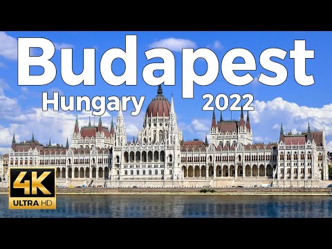 Budapest 2022, Hungary Walking Tour (4k Ultra HD 60fps) - With Captions