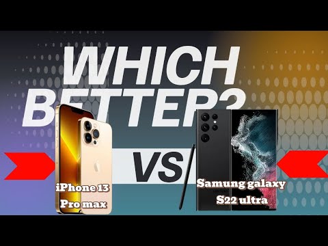 iPhone 13 Pro Max vs  Samsung Galaxy S22 Ultra | The Ultimate Smartphone Showdown