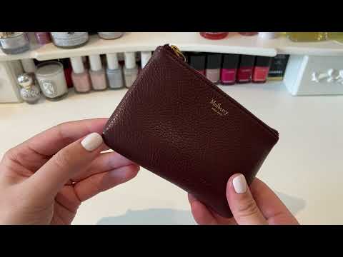 Mulberry Zip Coin Pouch | REVIEW & WHAT FITS