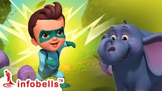 Super Chitti mattu Aane Mari -Ep 01 | Kannada Rhymes and Kids Shows | Infobells