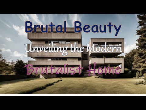 Brutal Beauty: Unveiling the Modern Brutalist Home #home #homedecor #brutal #designinspiration #diy