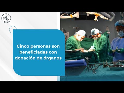 Cinco personas son beneficiadas con donación de órganos