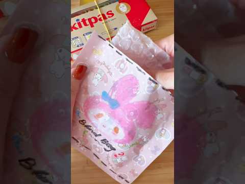 Draw & make a Sanrio blind bag! 🛍️ASMR #youtubeshorts #diy #asmrunboxing #paper #draw