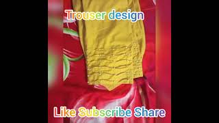 New trouser design by Ayesha 2021