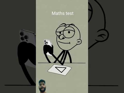 Maths test ls be like🤒 | math memes #shorts