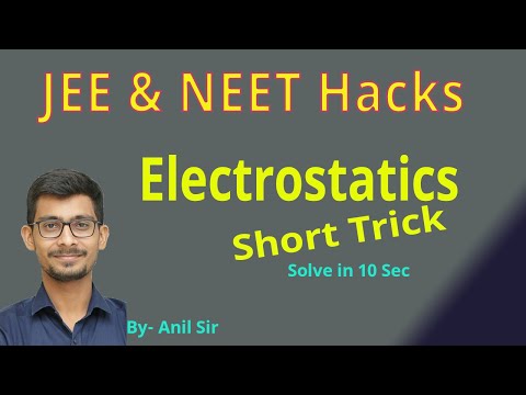 Electrostatics Short Tricks || Tips & Tricks || Physics || NEET JEE || By Anil Sir