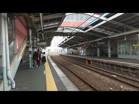 小田急線4000形 高座渋谷駅 高速通過