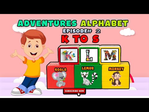 Alphabet Safari 🐨✨ Letters K through S