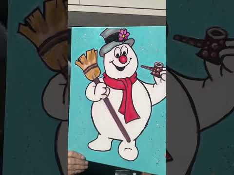 Frosty Art by Sam Glenn #christmas #frosty #Snowman #frostythesnowman