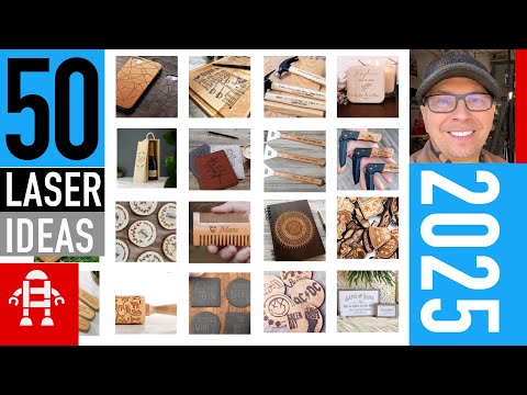 50 Things to Laser Engrave and Cut and Make Money in 2025 with a bonus inappropriate item - 10 Min