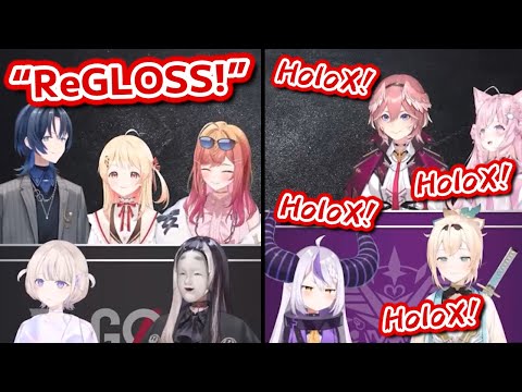 ReGLOSS syncs perfectly, but holoX...【Hololive】