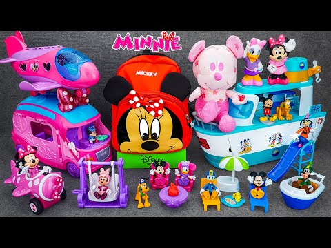 90 Minutes Satisfying with Unboxing Cute Pink Disney Minnie Mouse Makeup Toys | Review Toys ASMR