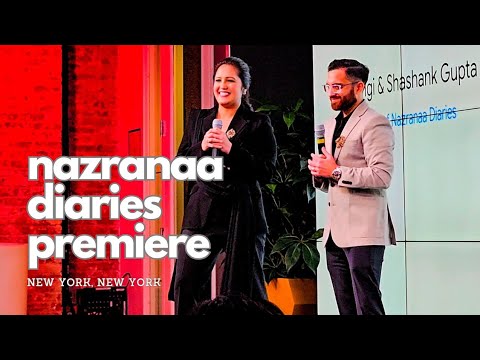 Shivangi Gupta and Shashank Gupta at the Nazranaa Diaries Season 6 Premiere | NYC