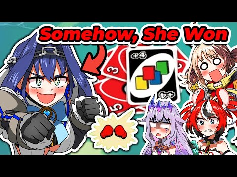 Kronii Won A Round Of Uno Despite Not Knowing The Rules  [ Hololive EN ]