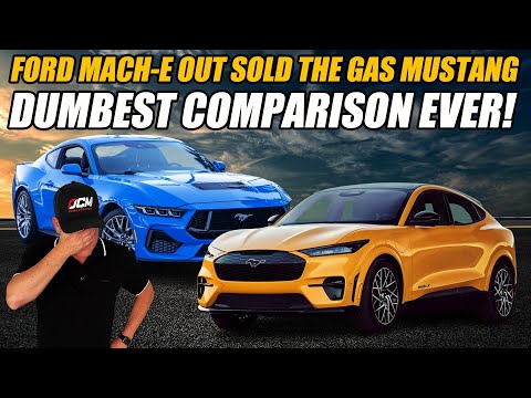 FORD MACH E OUT SOLD GAS MUSTANG...HERE'S WHY IT'S A DUMB COMPARISON