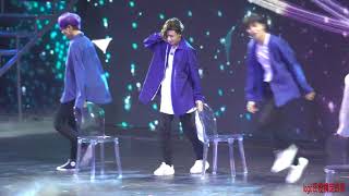 [NINE PERCENT] Shang Hai Fan Meeting《fire walking》 Xiao Gui focus HD side view