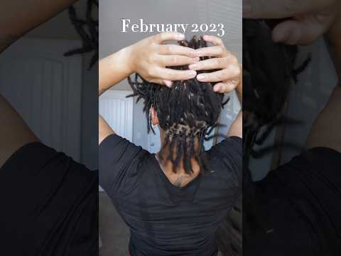 Amazed by my 1 year difference!! #shortlocs #locjourney #locs #naturalhair #shortlocs