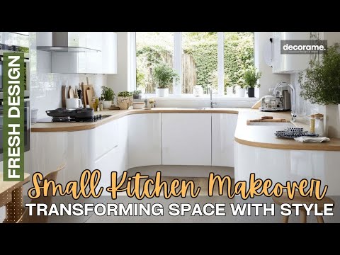 Charming Small Kitchen Makeover: Transforming Your Space with Style