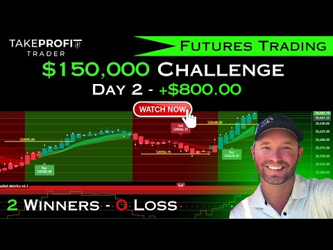 $150,000 Challenge Day 2 [ +$800.00 2 Wins - 0 Losses ]