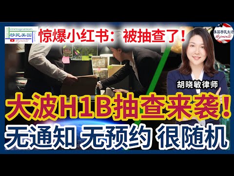 小红书上一片哀嚎：被抽查了！移民局大波H1B抽查来袭，如何应对？| 移民美国 | H1B