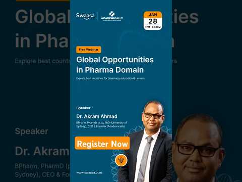 Webinar on Global Opportunities in Pharmacy