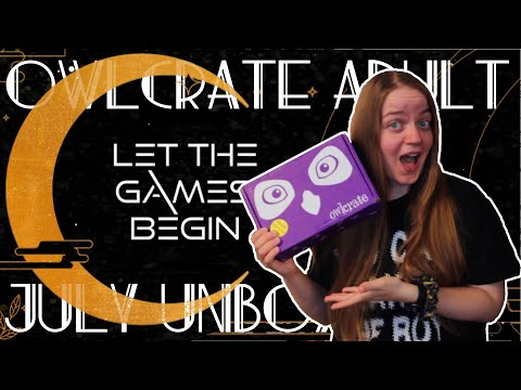 OWLCRATE ADULT UNBOXING | July 2023 | Let The Games (and the OwlCrate Adult unboxings) Begin!