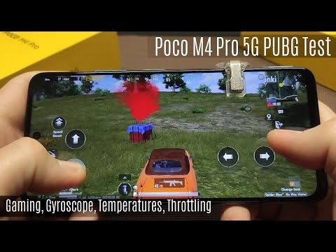 Poco M4 Pro 5G PUBG Test ★  Dimensity 810 PUBG ★ Gaming, Gyroscope, Temperatures, Throttling