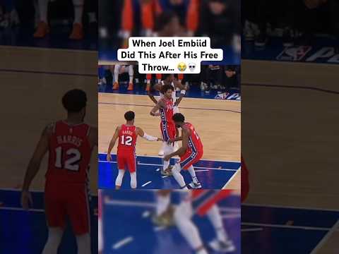 Why Did Joel Embiid Do This?