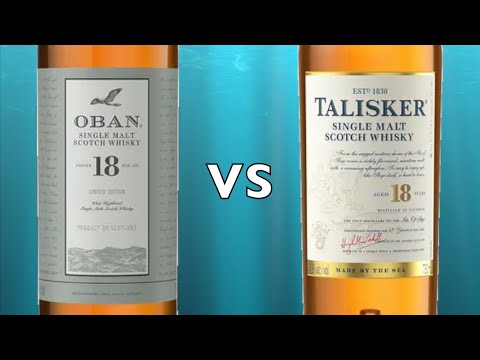 Oban 18 vs. Talisker 18 Single Malt Scotch Whisky