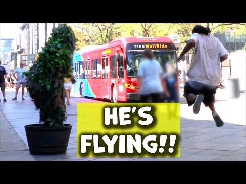 Bushman Prank: He FLEW!!