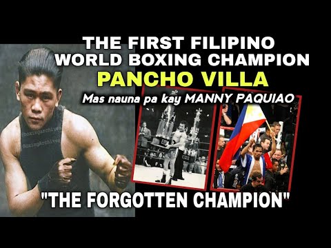 May mas sikat pa pala kay PAQUIAO? na unang pinoy WORLD BOXING CHAMPION na si PANCHO VILLA