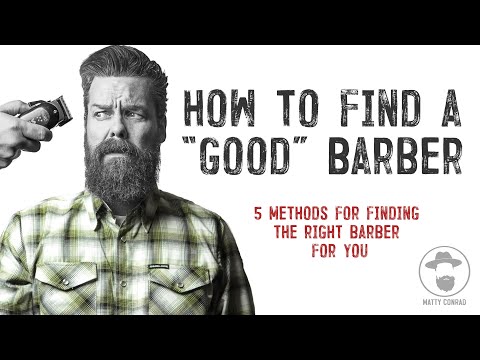 HOW TO FIND A GOOD BARBER with GQ’s Matty Conrad