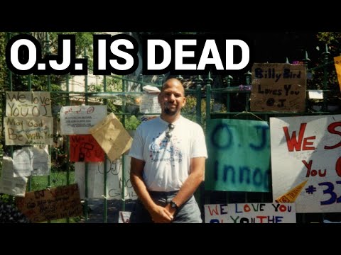 O.J. Simpson DEAD.  Good!?  My Complicated History with the case.