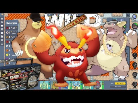 KANGASKHAN and DARMANITAN cause a WILD RAMPAGE in Pokemon Auto Chess !!