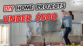 5 DIY Home Improvements under $500 - Simple Home Projects