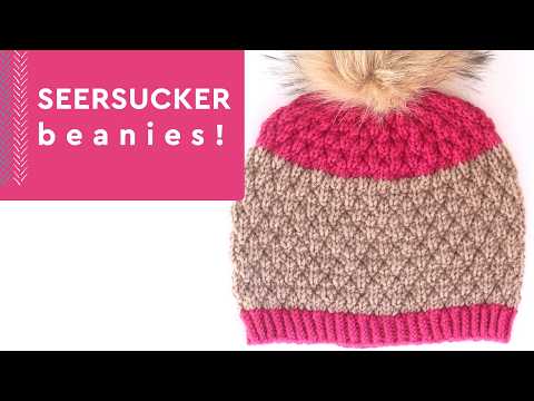 Seersucker Hat Knitting Pattern 💖 Easy Knits and Purls